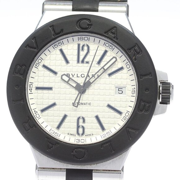 BVLGARI Diagono DG40SV Date Silver Dial Automatic Men's Watch_848660 - Picture 2 of 6